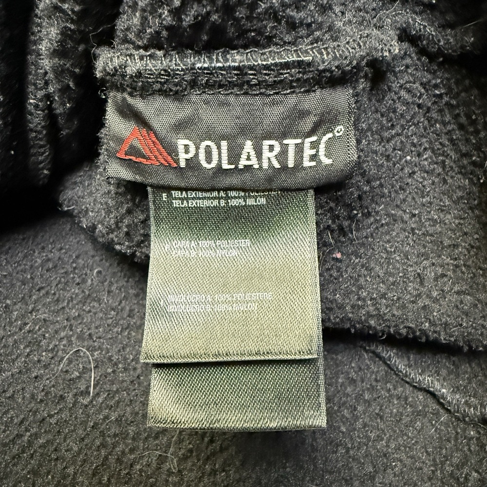 The North Face Women's Black Fleece Jacket‎ Full Zip Logo Size Denali Medium - Picture 5 of 7